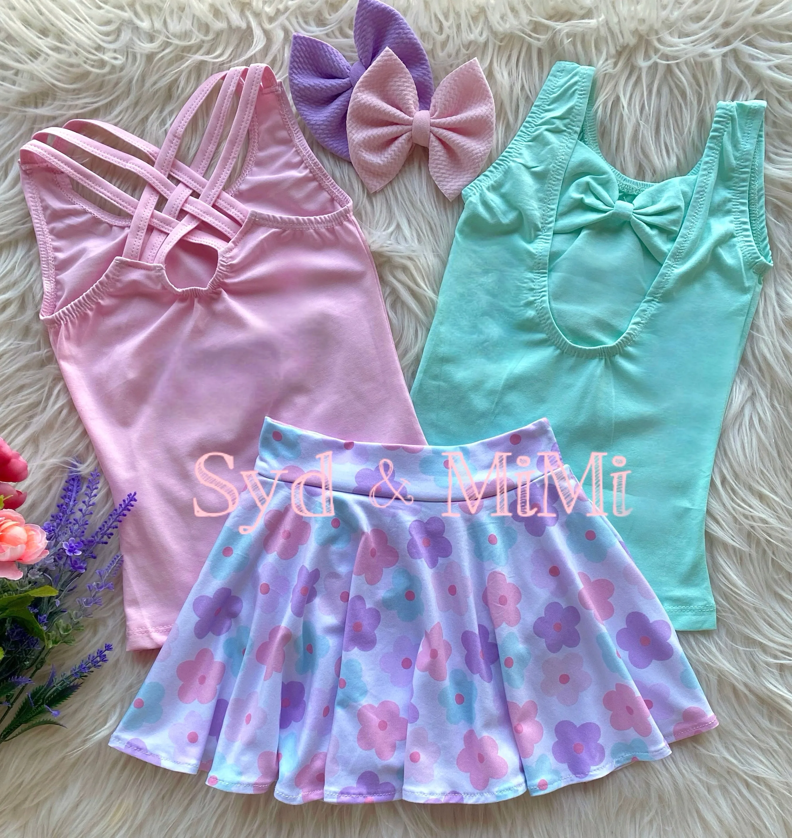 2 left! 3T & 6/7yr ~ Twirl Skort ~ Pastel Floral