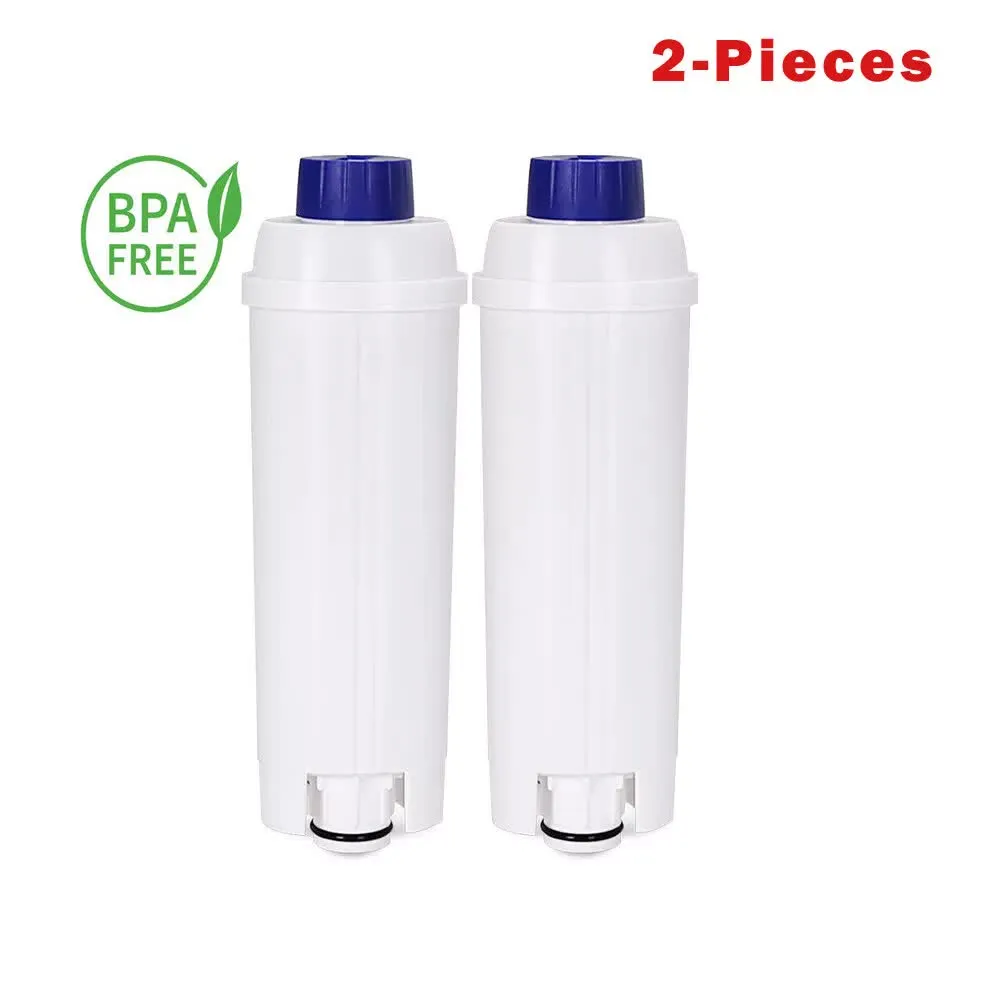 2pcs Pack DeLonghi DLSC002 Carbon Filter | Replacement Water Filter for DeLonghi Coffee Machines | Active Carbon Purification