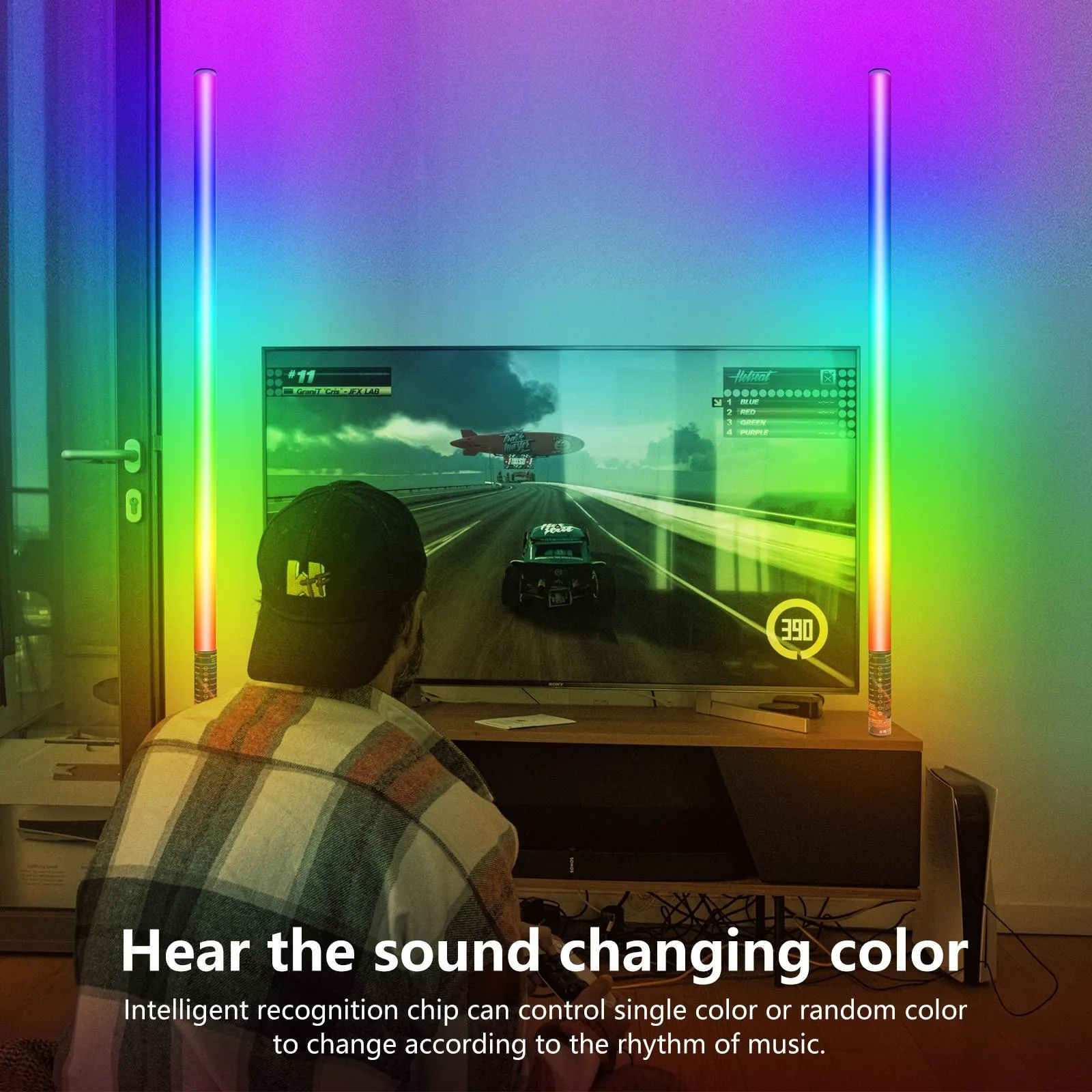 85Cm Rhythm Led Stick Handheld Fill Light - Mood1 Atmosphere