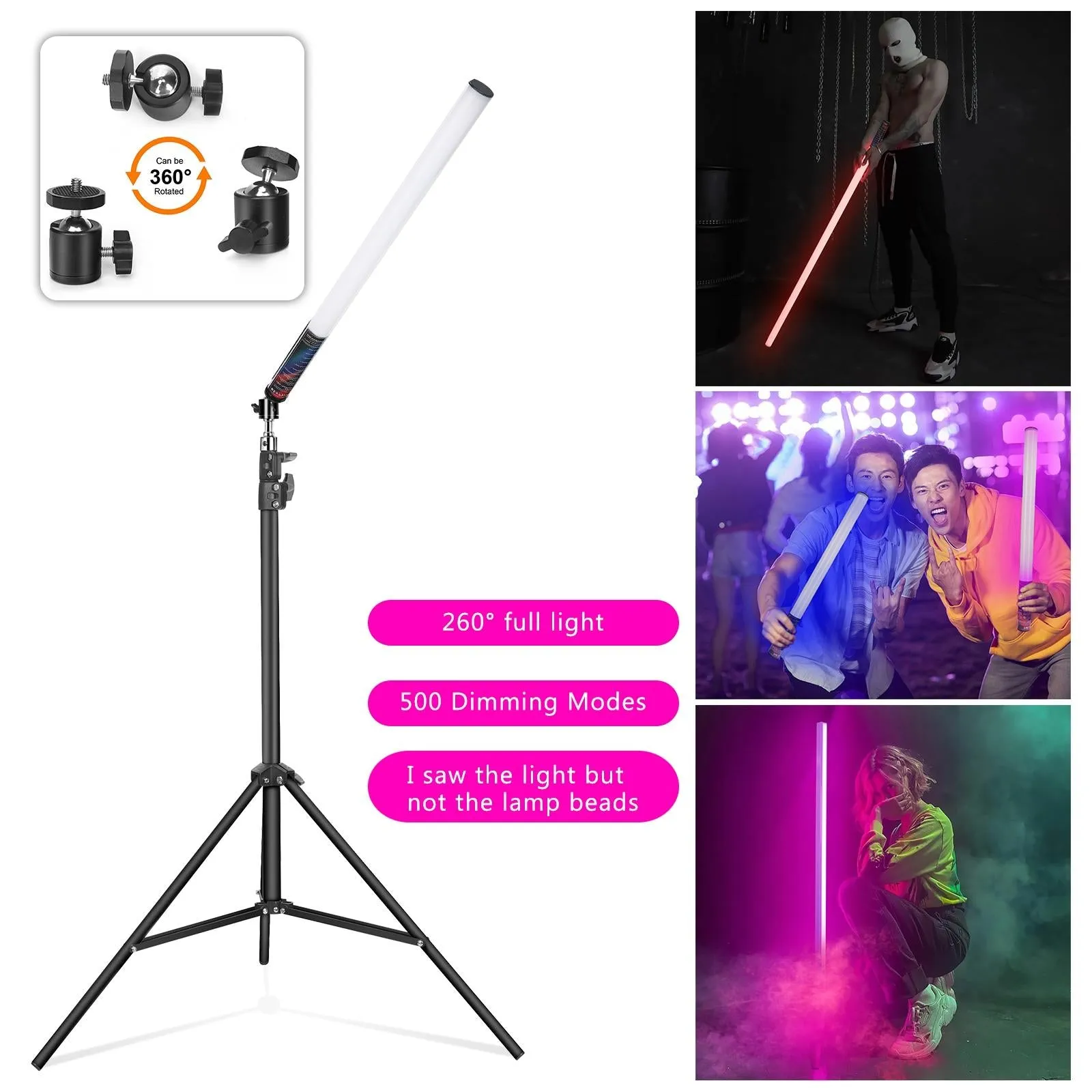 85Cm Rhythm Led Stick Handheld Fill Light - Mood1 Atmosphere