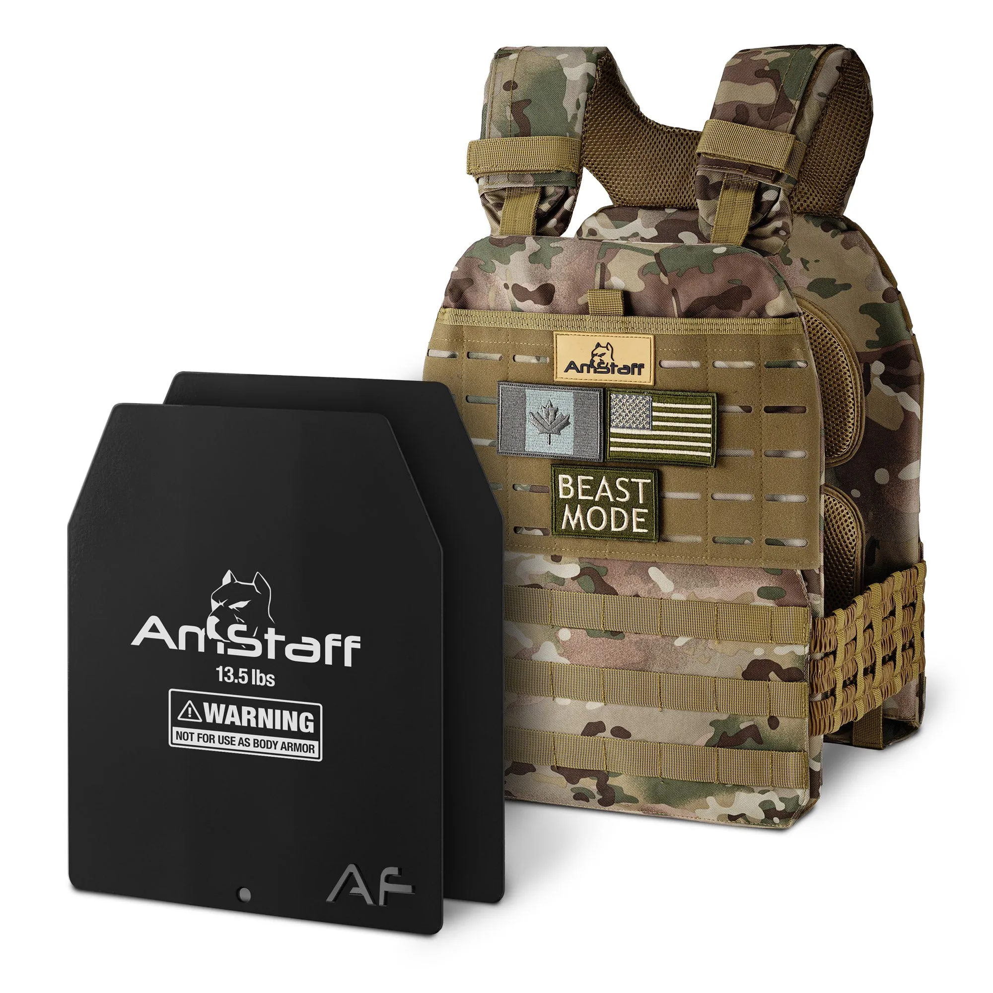 AmStaff Fitness Tactical Weighted Vest