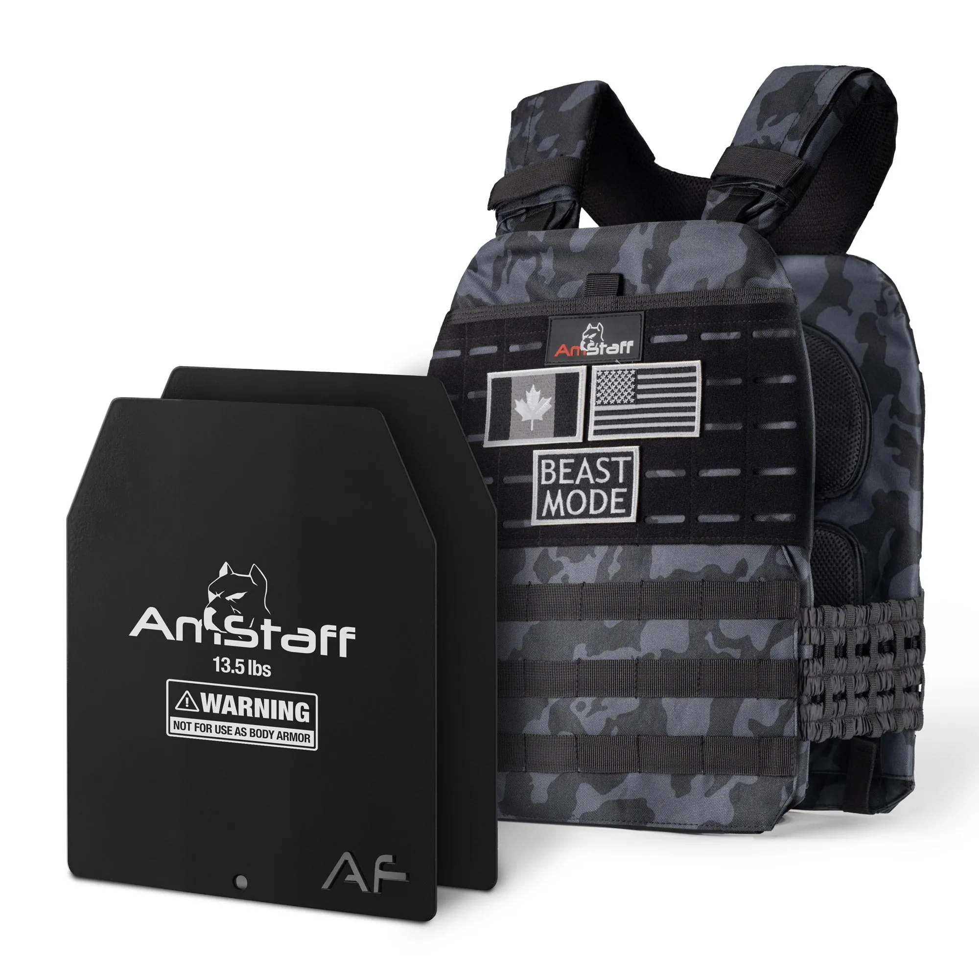 AmStaff Fitness Tactical Weighted Vest
