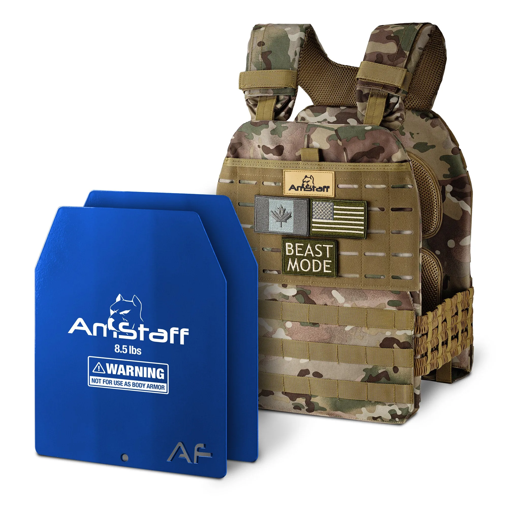 AmStaff Fitness Tactical Weighted Vest