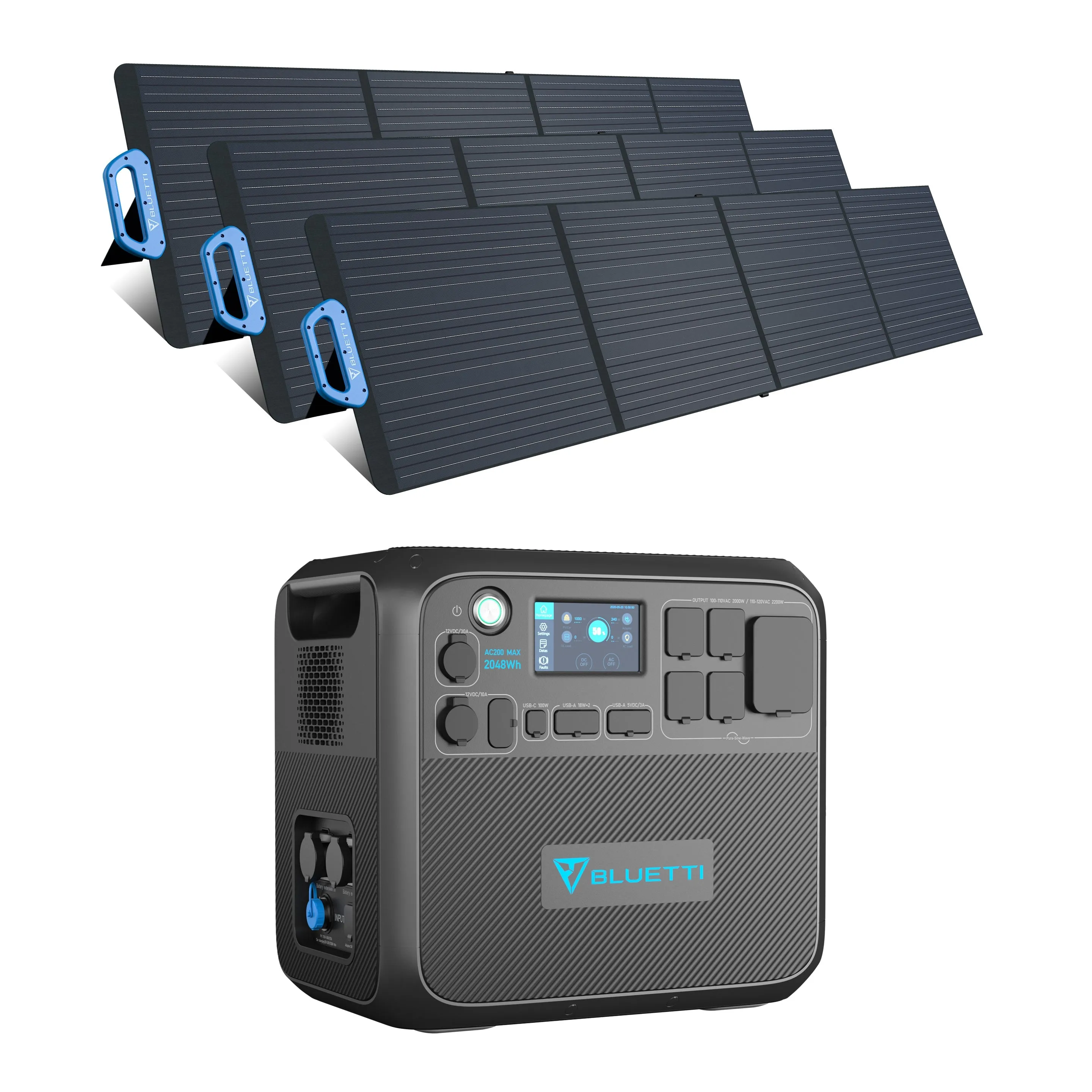 BLUETTI AC200MAX   3*PV200 | Home Battery Backup
