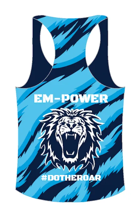 Custom Female Running Singlet - Em-Power