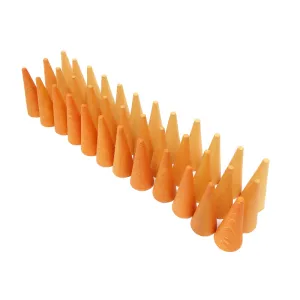 Grapat Wood Mandala Cones 36 pcs (Oranges)