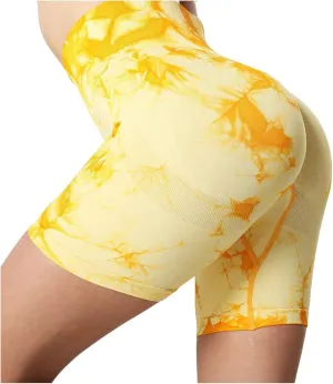High Waisted Workout Biker Shorts for Women Seamless Butt Lifting Tight Leggings Tummy Control Gym Yoga Pants