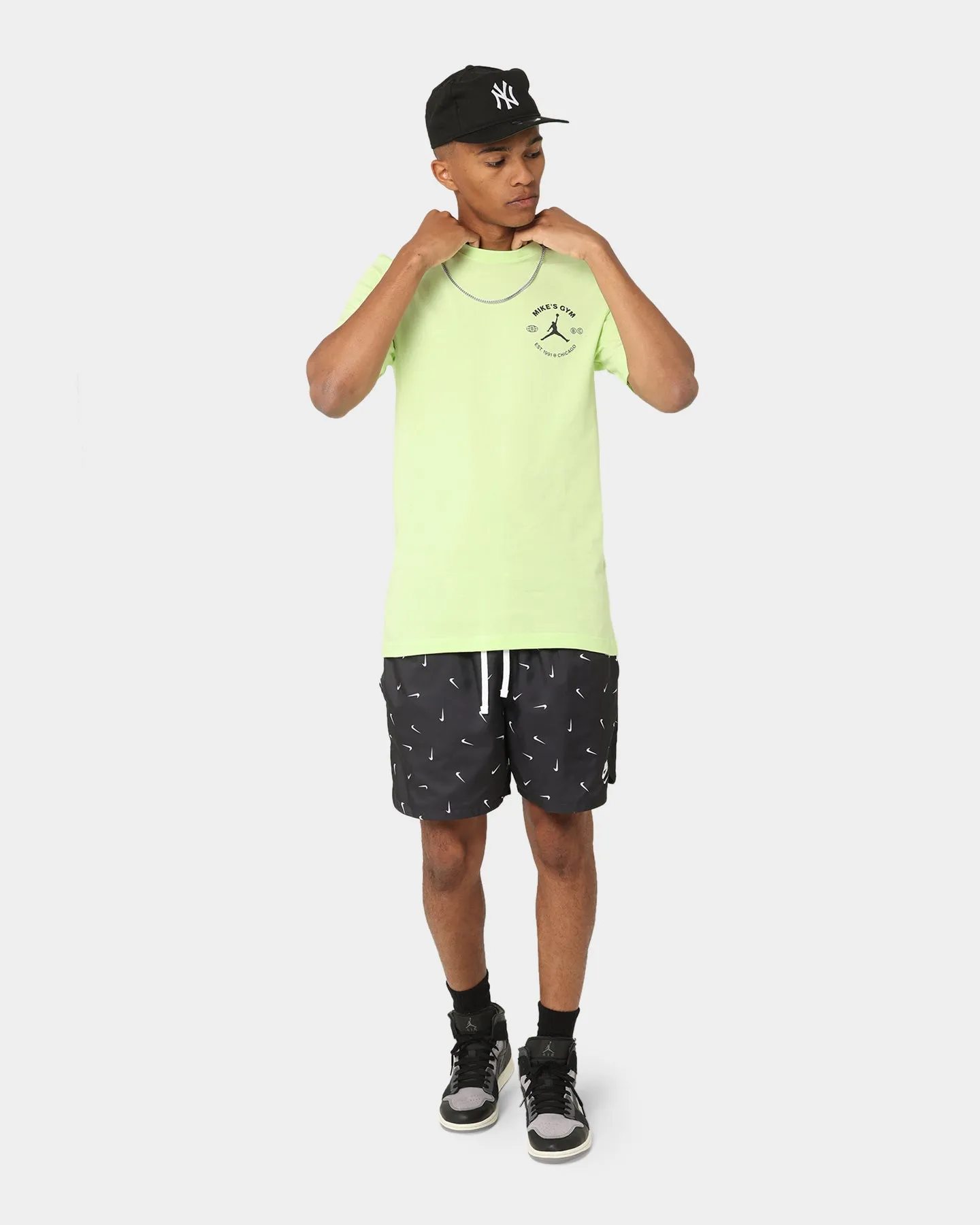 Jordan Dri-FIT Sport Breakfast Club Graphic T-Shirt Light Liquid Lime