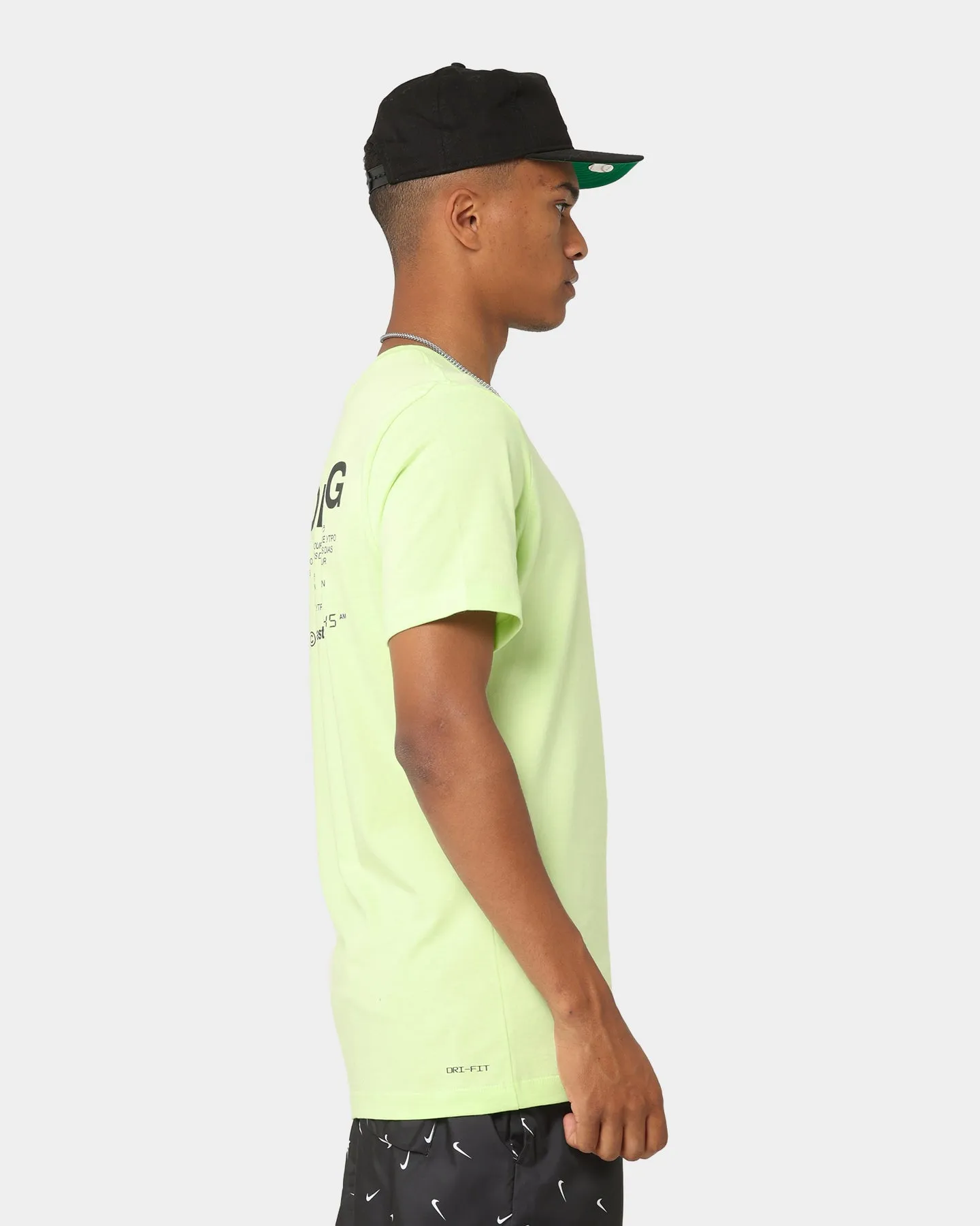 Jordan Dri-FIT Sport Breakfast Club Graphic T-Shirt Light Liquid Lime