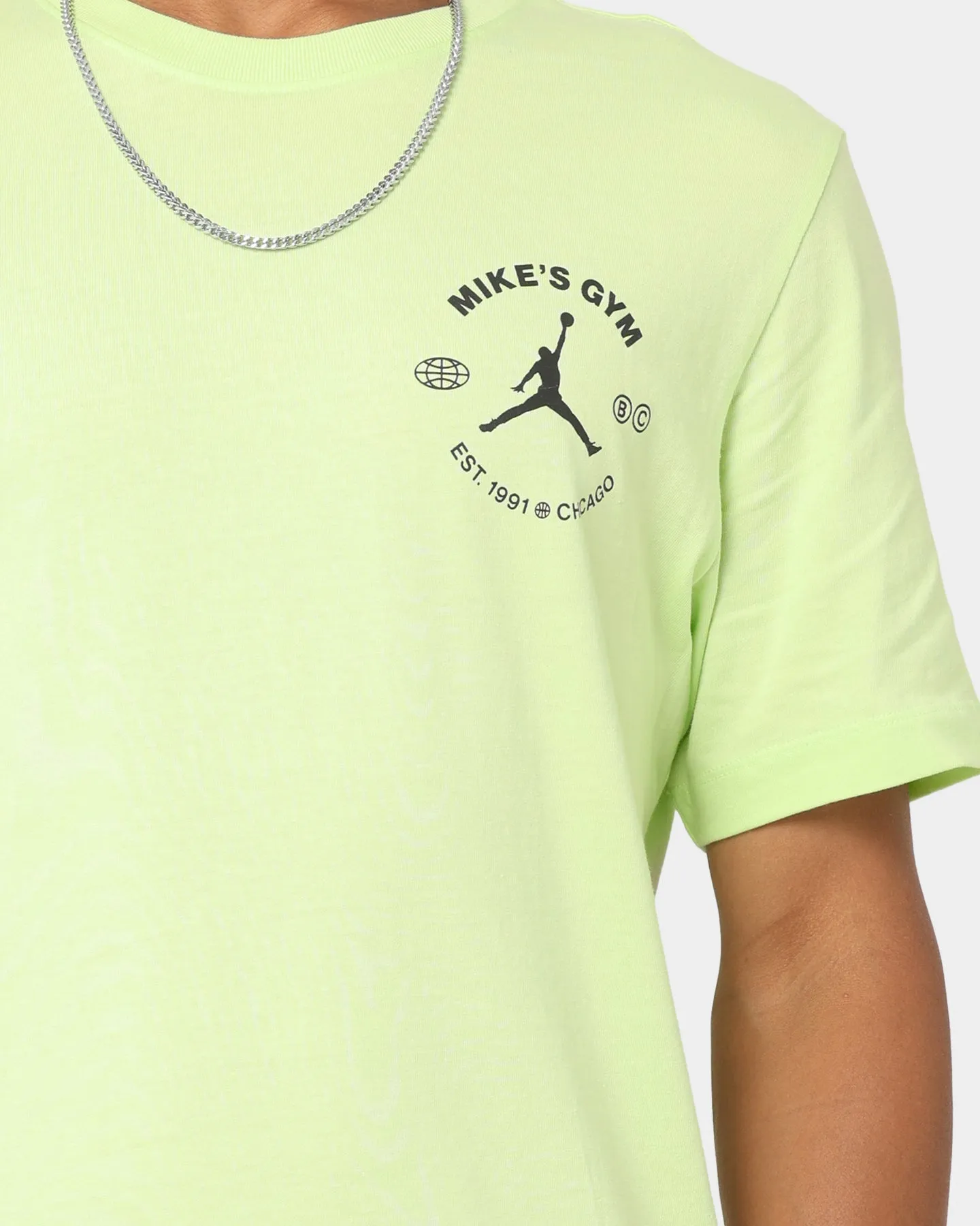 Jordan Dri-FIT Sport Breakfast Club Graphic T-Shirt Light Liquid Lime