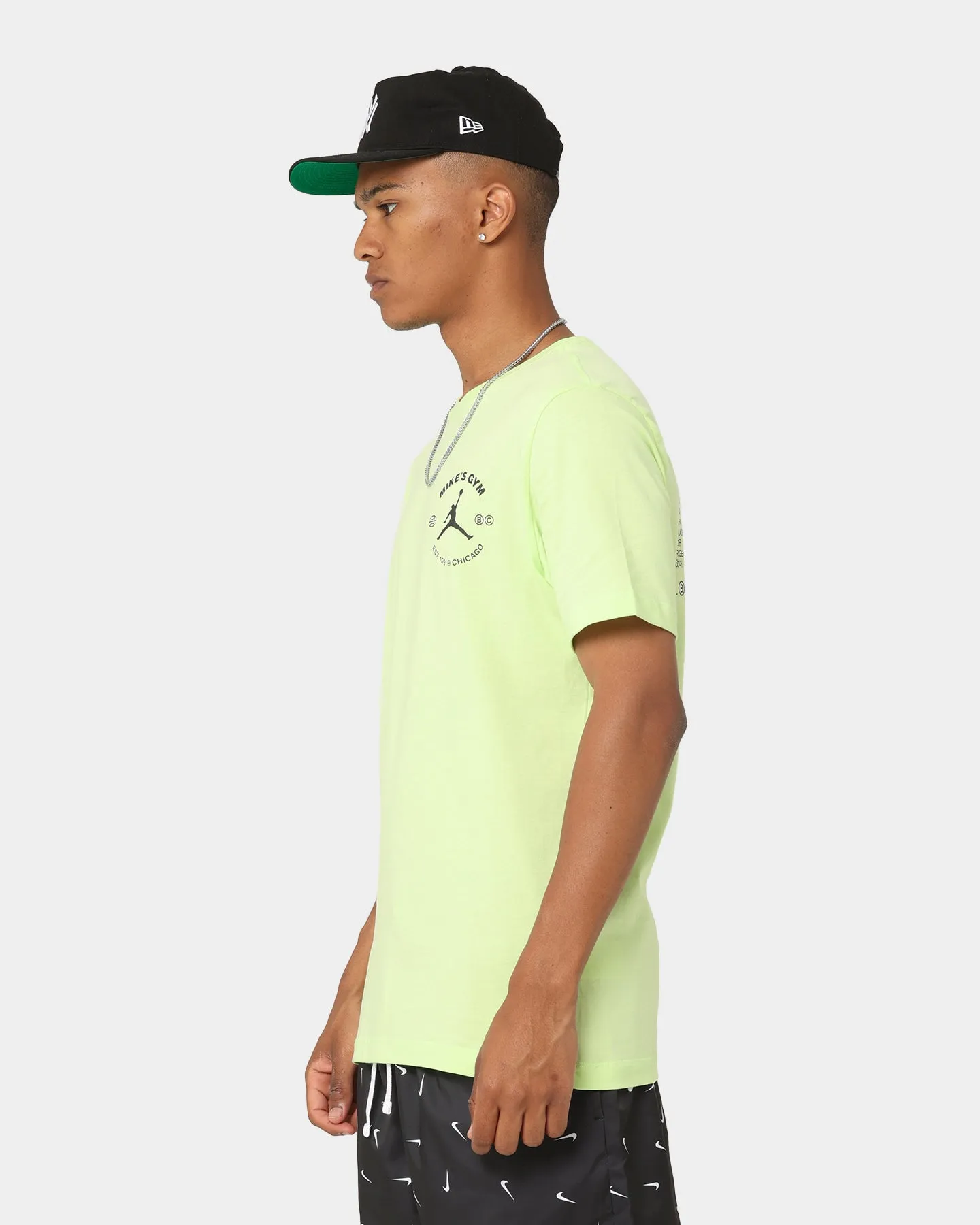 Jordan Dri-FIT Sport Breakfast Club Graphic T-Shirt Light Liquid Lime