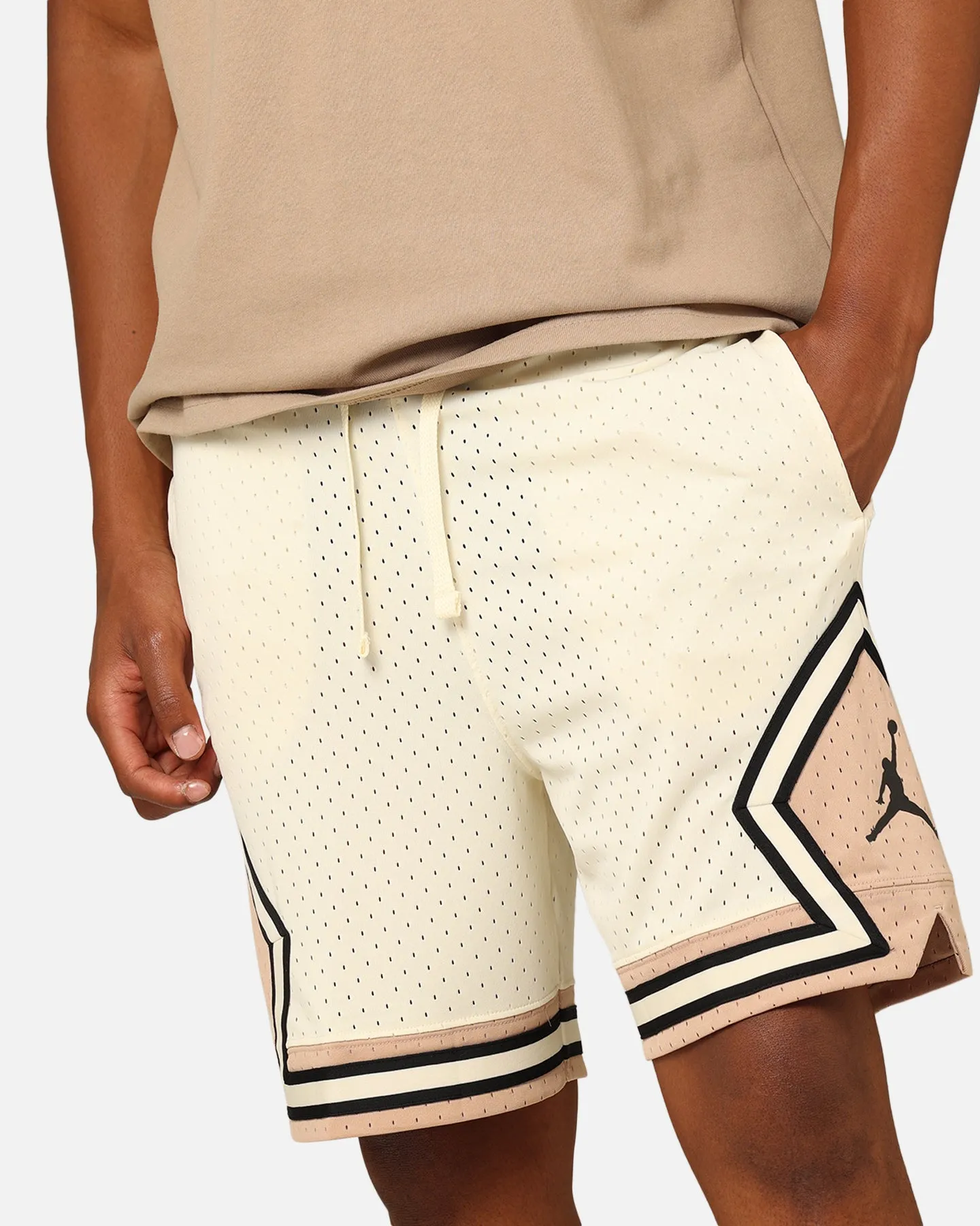Jordan Dri-FIT Sport Diamond Shorts Coconut Milk/Black