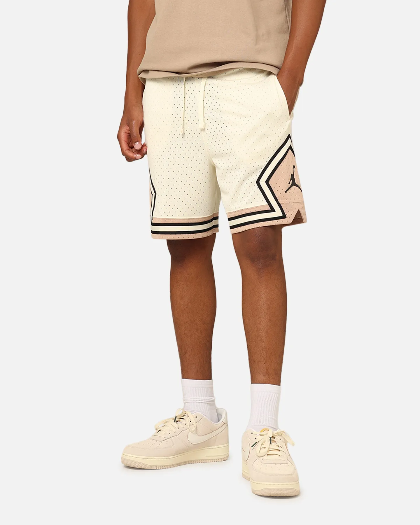 Jordan Dri-FIT Sport Diamond Shorts Coconut Milk/Black