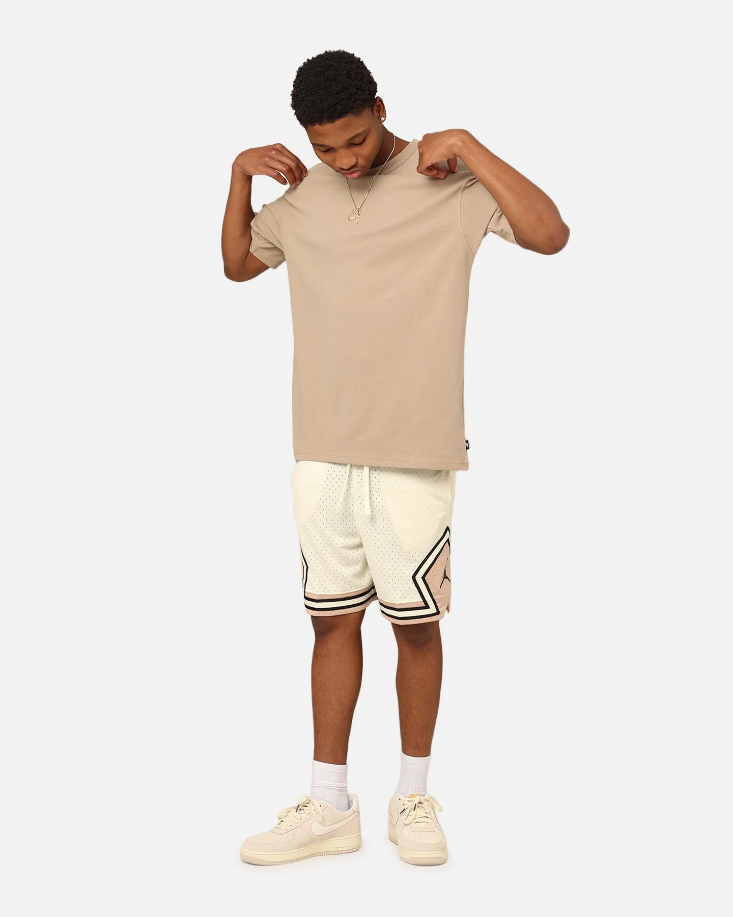 Jordan Dri-FIT Sport Diamond Shorts Coconut Milk/Black