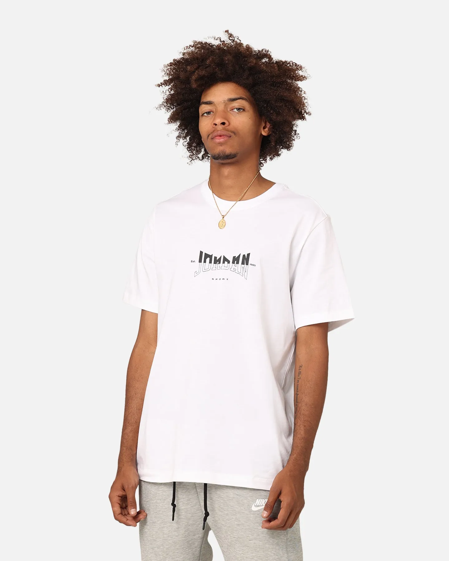 Jordan Sports Graphic T-Shirt White/Black