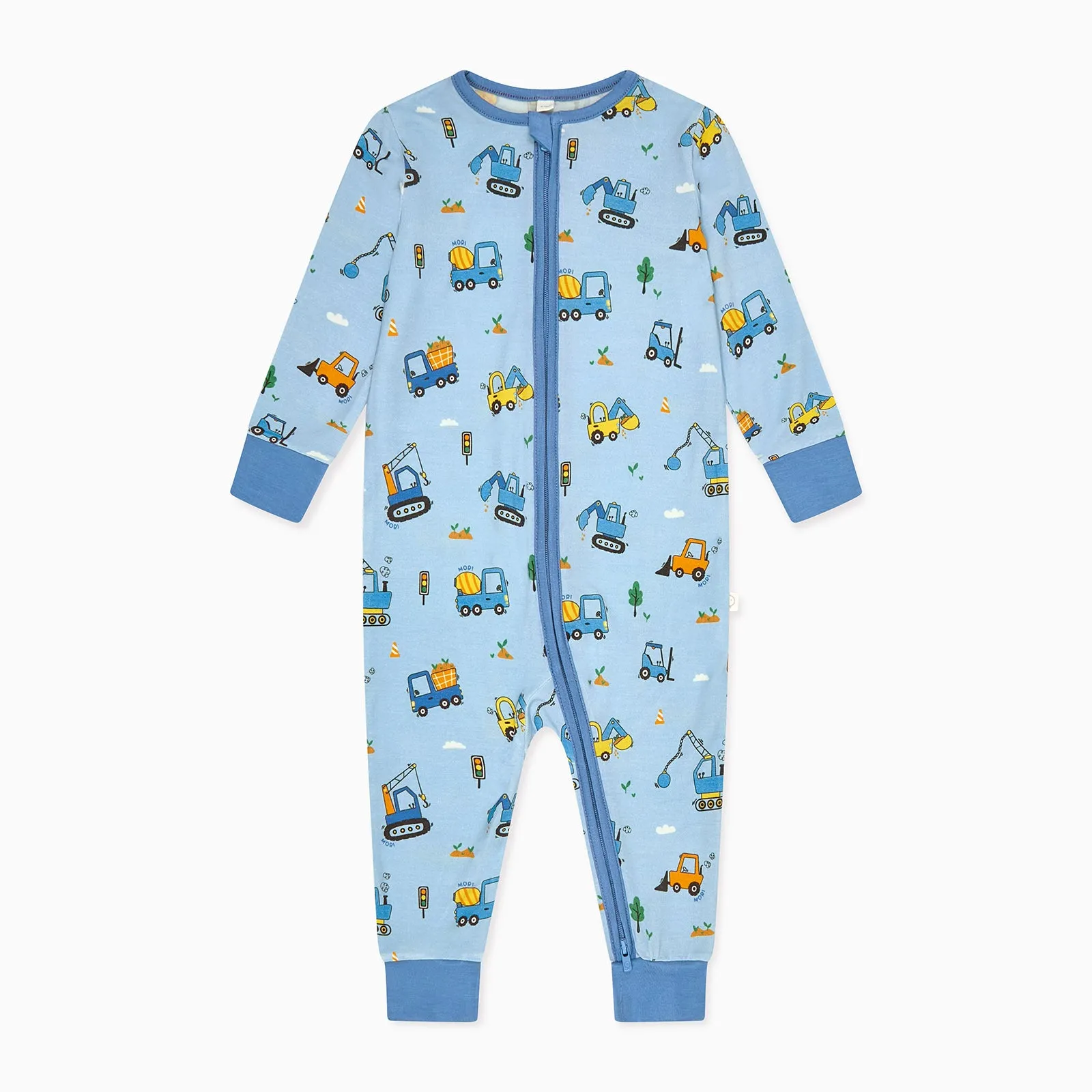 Mighty Machines Clever Zip Romper