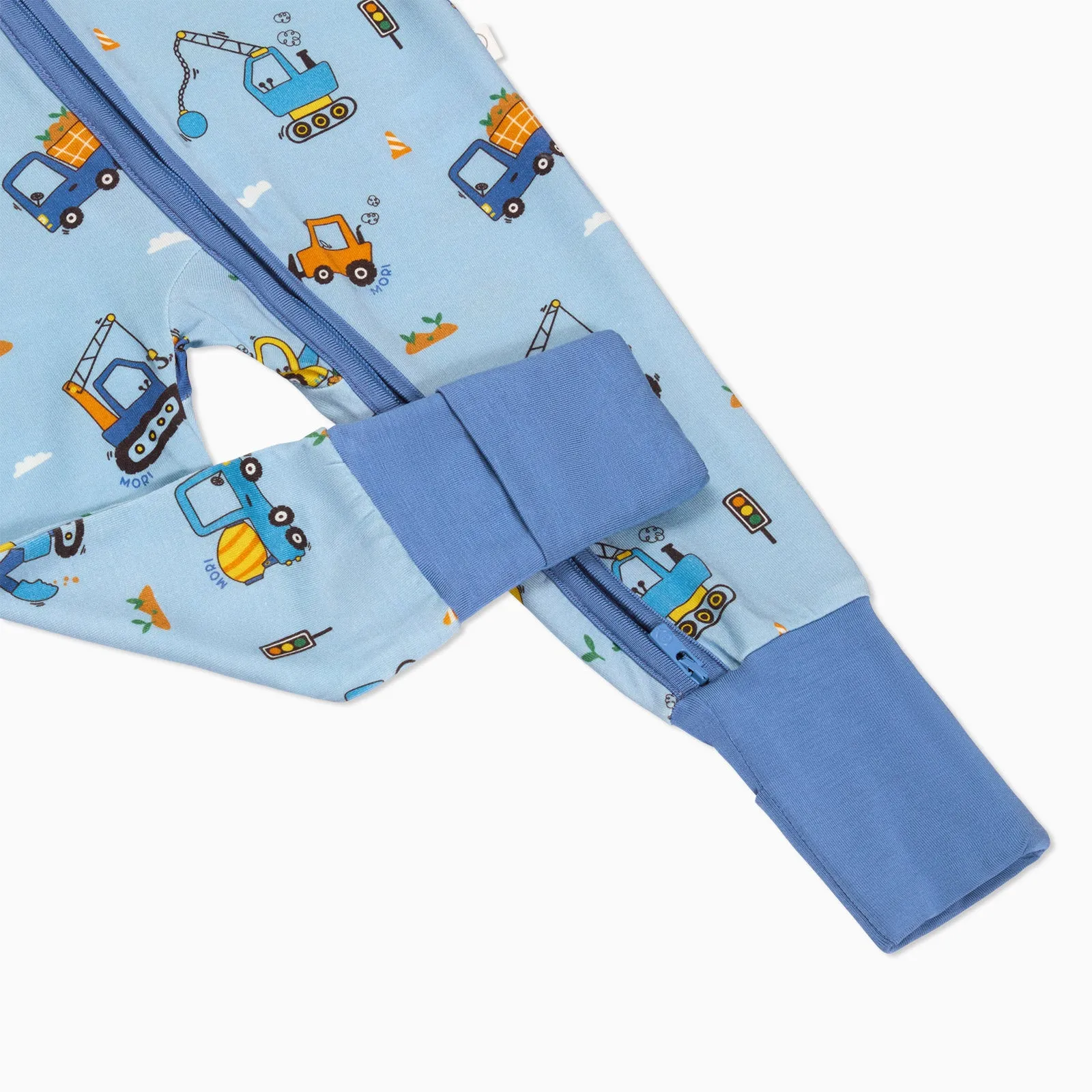 Mighty Machines Clever Zip Romper