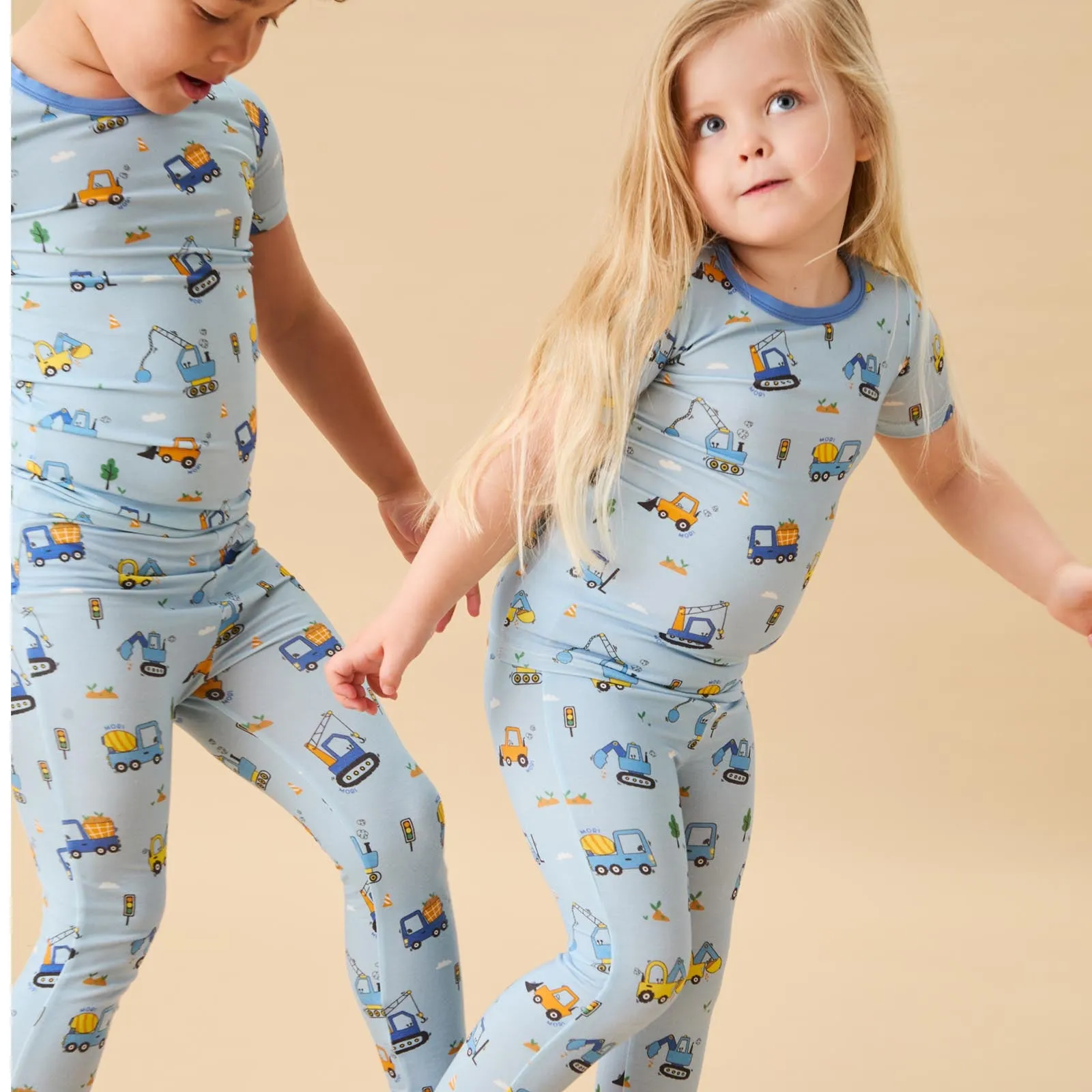 Mighty Machines Short Sleeve Pajama Set