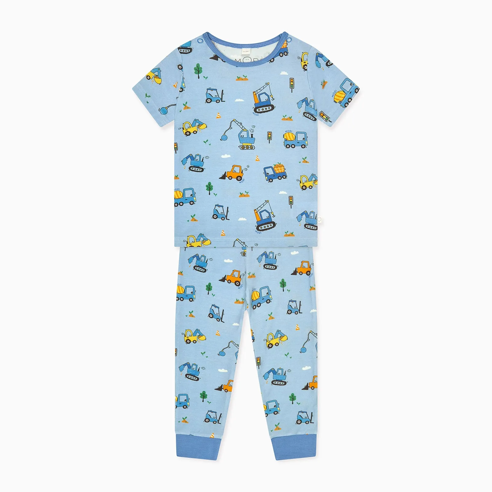 Mighty Machines Short Sleeve Pajama Set