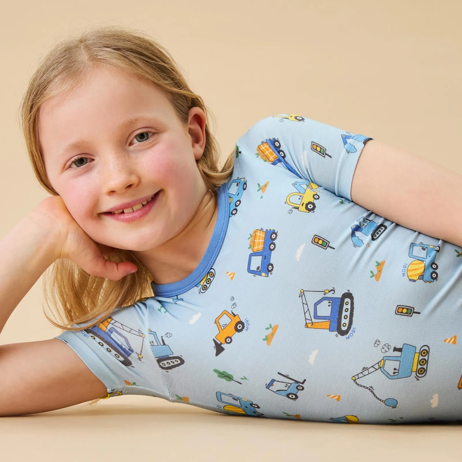 Mighty Machines Short Sleeve Pajama Set