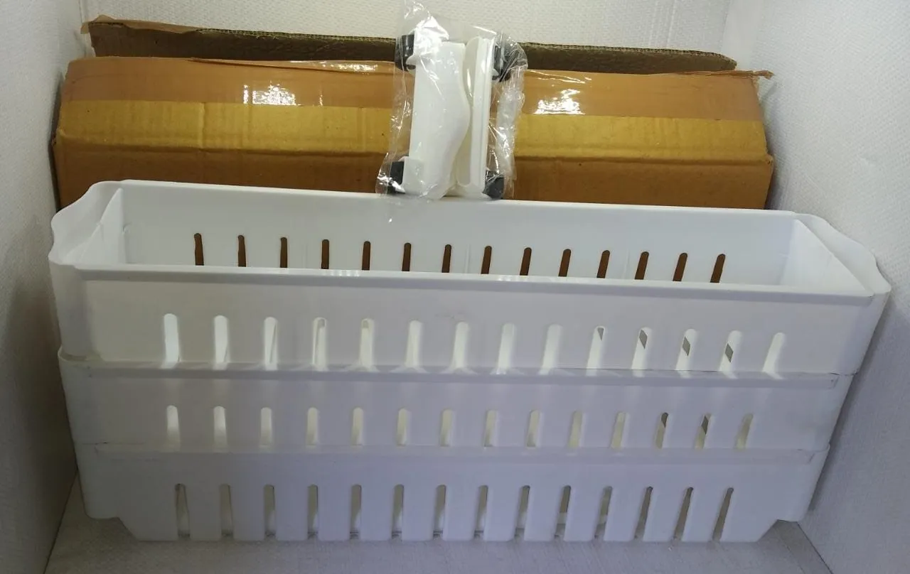 Multipurpose 3 Layer Slim Side Space Saving Storage Organizer Rack Shelf
