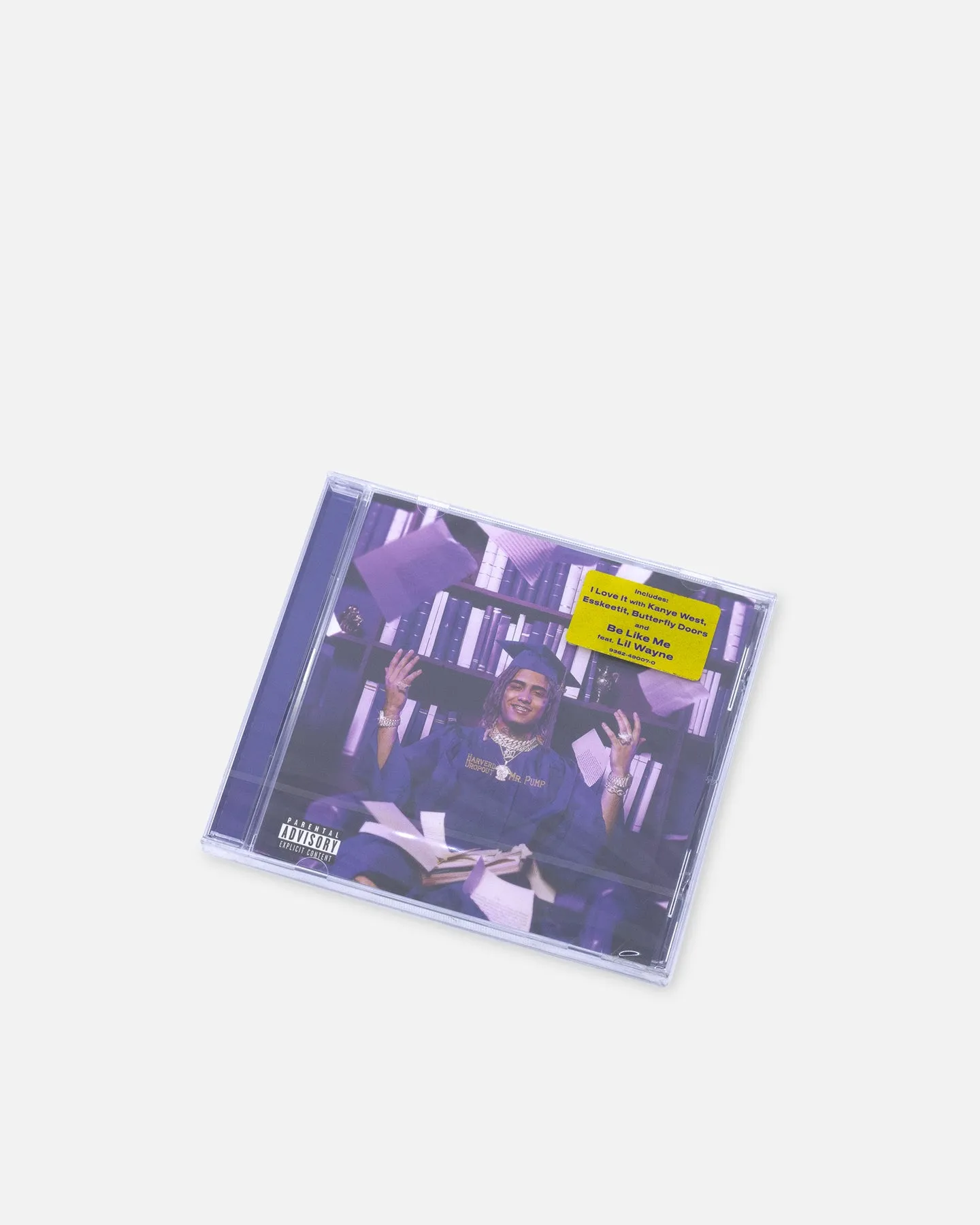 Music Merch Lil Pump Harverd Dropout CD Black
