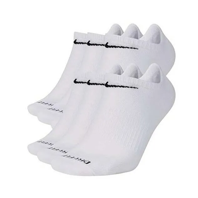 No Show White Socks (3 Pack)