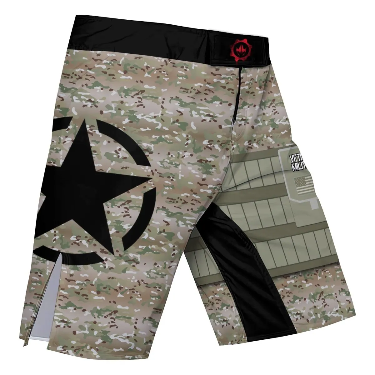 USA Army Veteran Military Fight Shorts