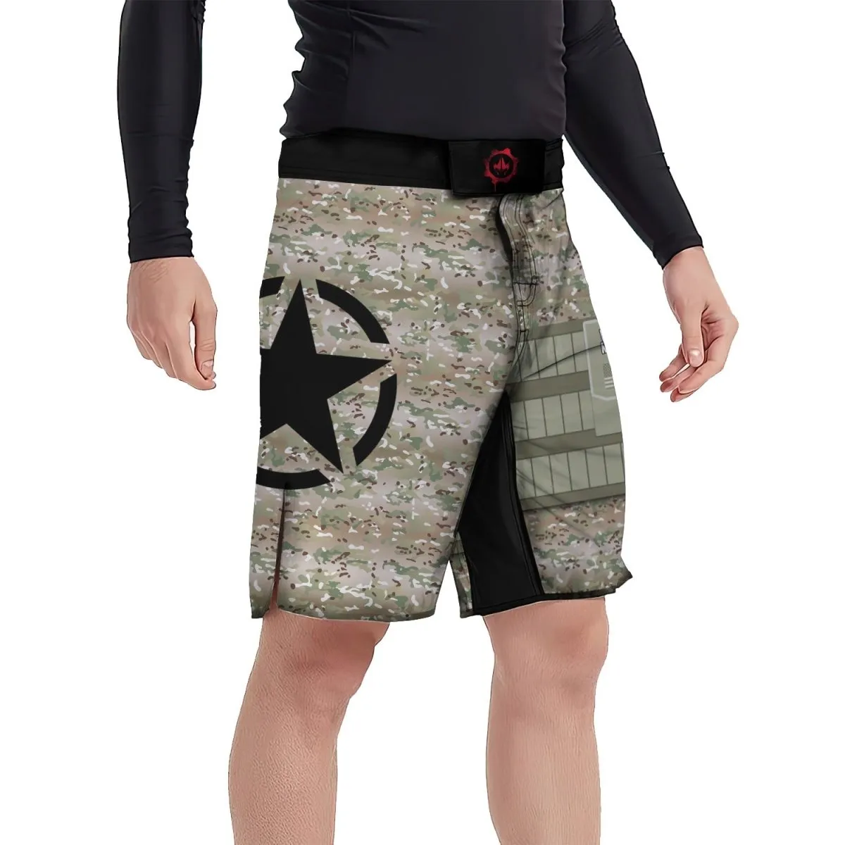 USA Army Veteran Military Fight Shorts