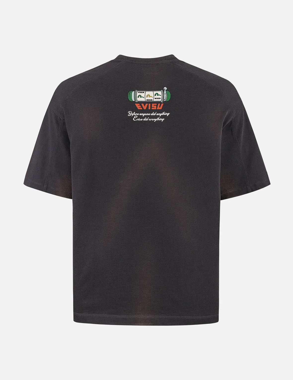 Washed Virtual Vacation Print Relax Fit T-shirt