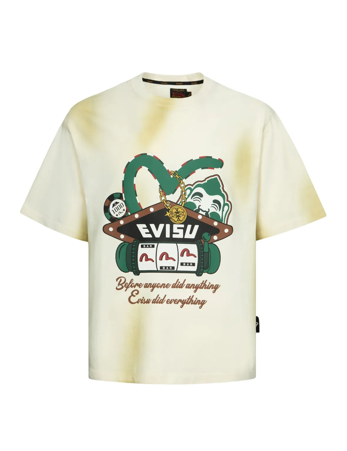 Washed Virtual Vacation Print Relax Fit T-shirt