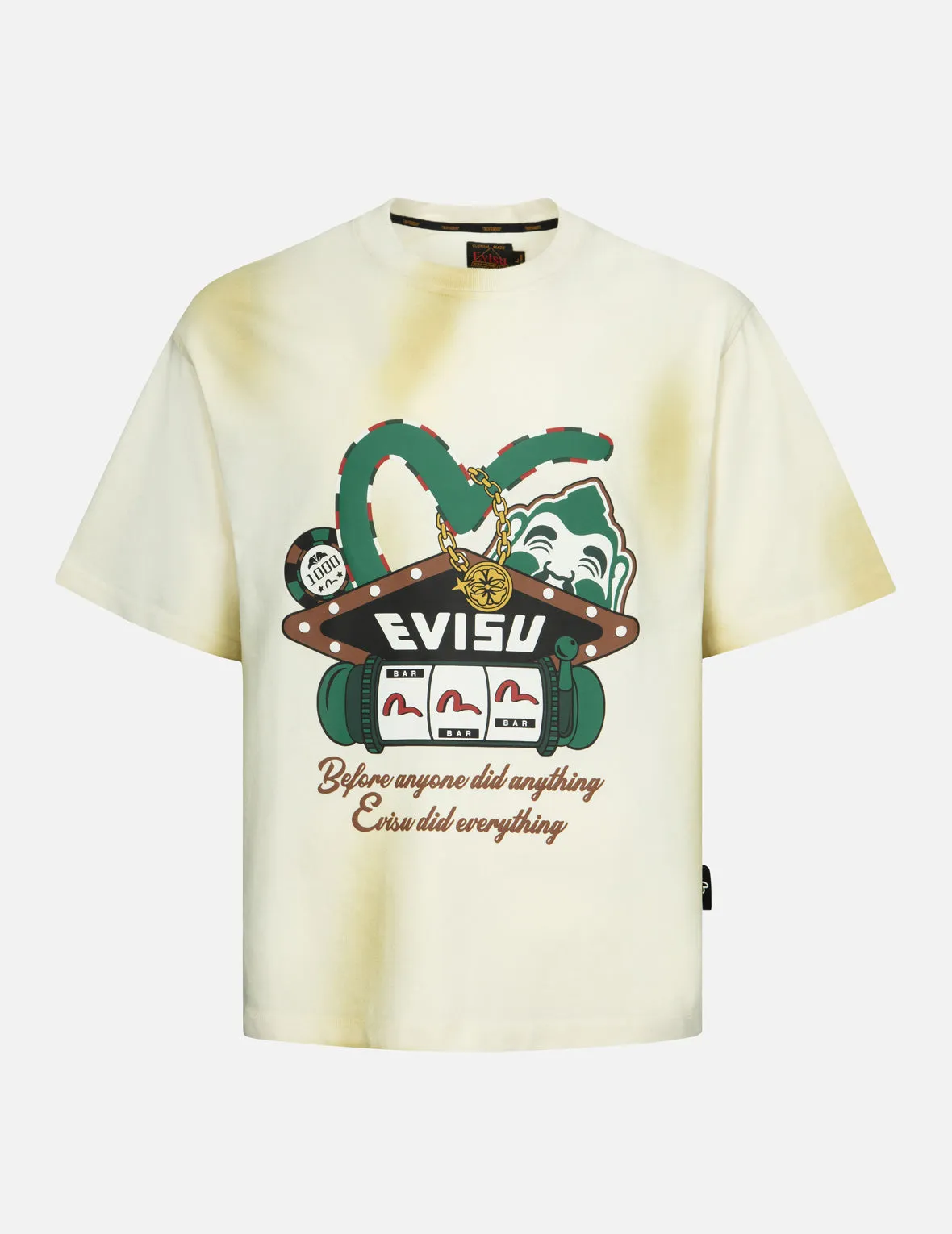 Washed Virtual Vacation Print Relax Fit T-shirt